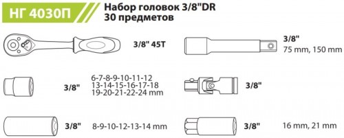 Комплектация Alloid NG-4030P