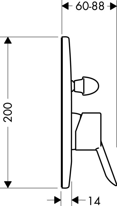 Чертеж с размерами