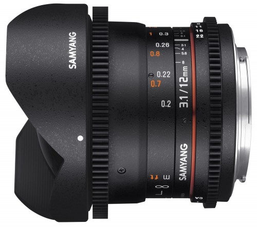 Samyang 12mm f/3.1 VDSLR ED AS NCS Fish-eye