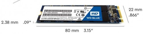 WD Blue SSD 3D NAND M.2