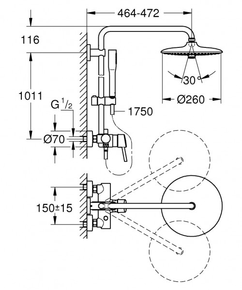 Grohe Euphoria Concetto 260 23061