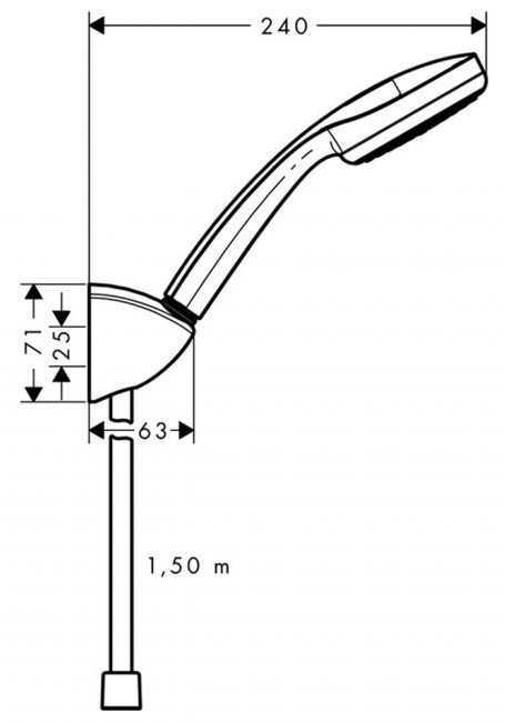 Hansgrohe Monsoon Eco 27278