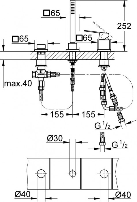 Grohe Eurocube 19966