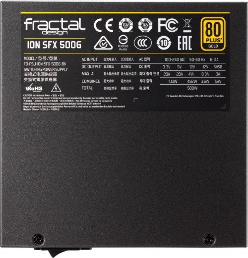 Fractal Design Ion SFX  FD-PSU-ION-SFX-500G-BK