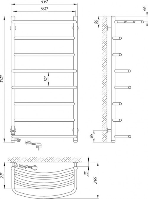 LARIS Euroflesh Shelf E L 500x1000