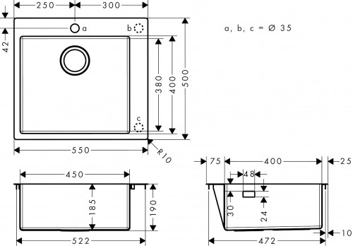 Hansgrohe S71 S711-F450 43301