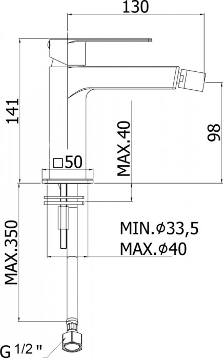 Paffoni Tango TA 131CR