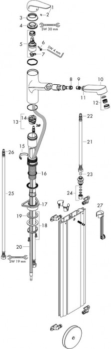 Hansgrohe Focus M42 71829000