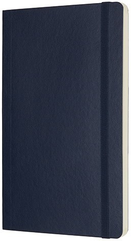 Moleskine Plain Notebook Large Soft Sapphire