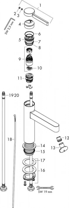 Hansgrohe Finoris 76020000