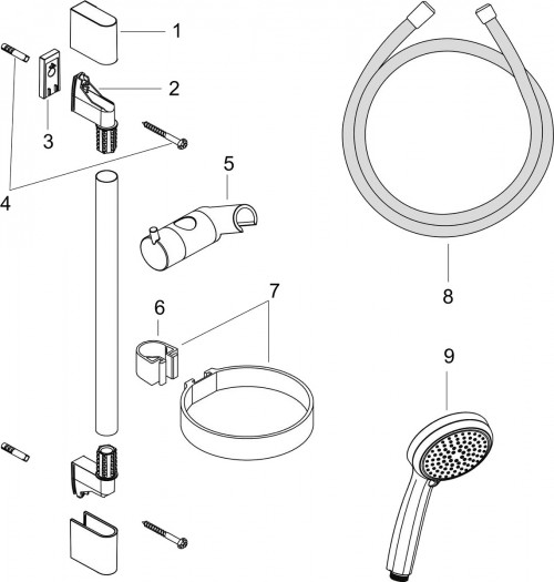 Hansgrohe Croma 100 Vario EcoSmart 27653000