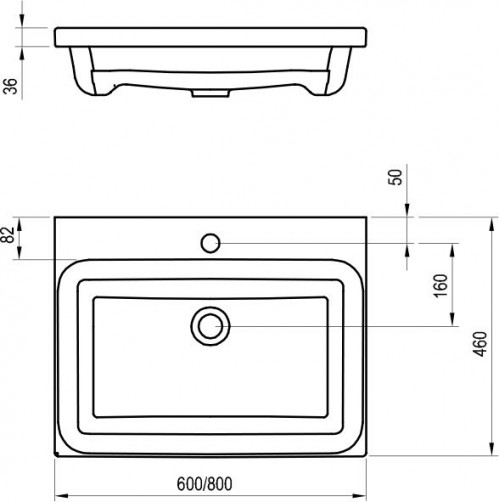 Ravak Comfort 600 XJX01260001