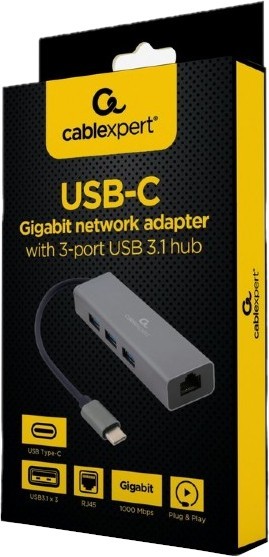 Упаковка Cablexpert A-CMU3-LAN-01