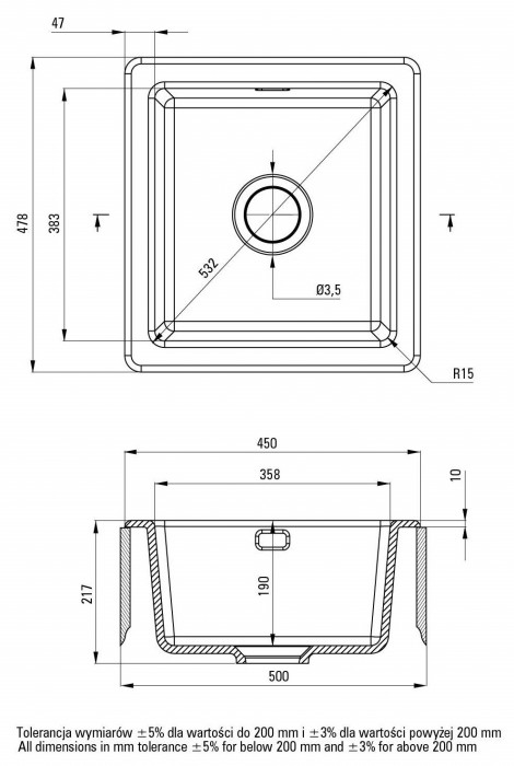 Deante Sabor ZCB 6103