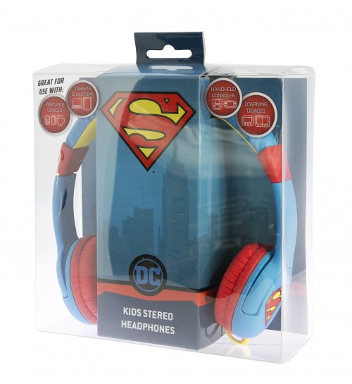 OTL Superman Man of Steel Kids Headphones