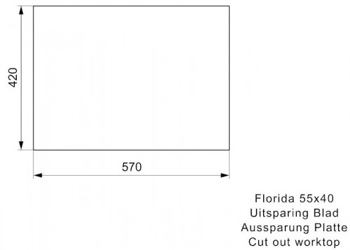 Reginox Florida 55x40 R30783