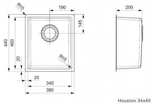 Reginox Houston 34x40 R32862