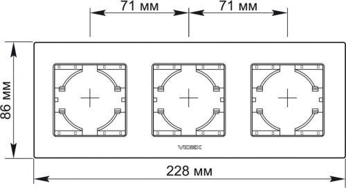 Videx VF-BNFRG3H-GR