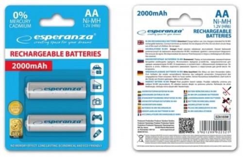 Esperanza 2xAA 2000 mAh