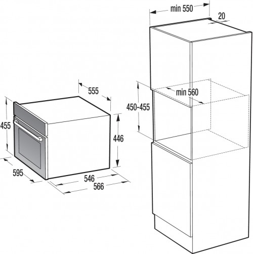 Gorenje BCM4547A10BG