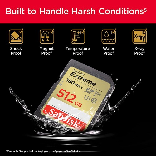 SanDisk Extreme SDXC Class 10 UHS-I U3 V30 512Gb