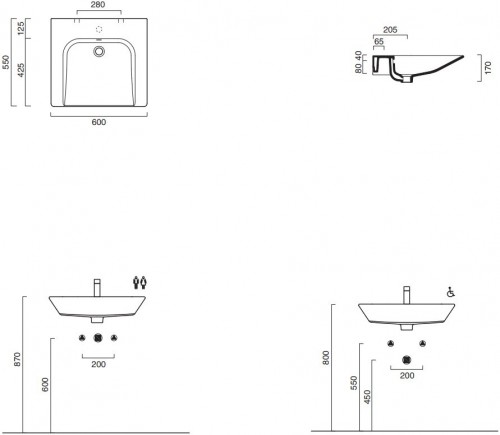 Catalano Sfera Comfort 60 160HE00