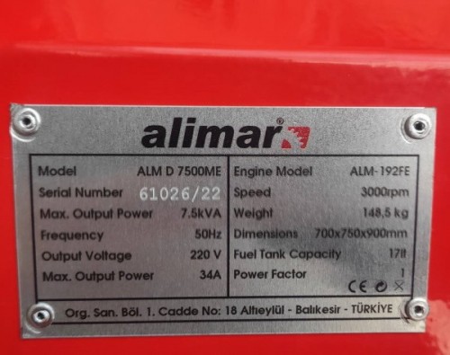 Alimar ALM D 7500ME