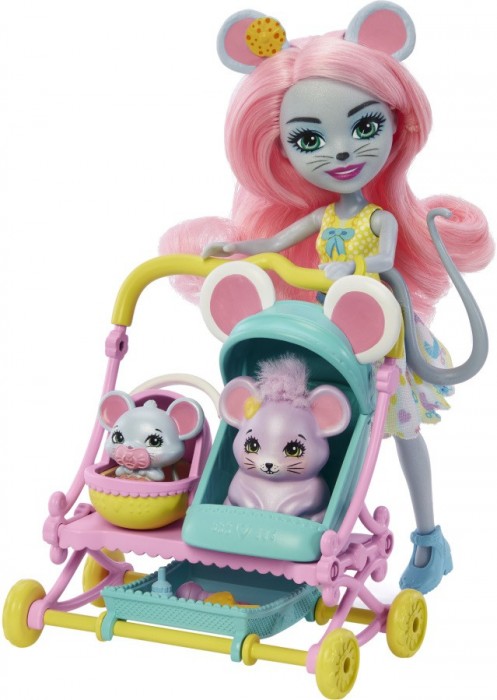 Enchantimals Mouse Baby Buggy HKR57