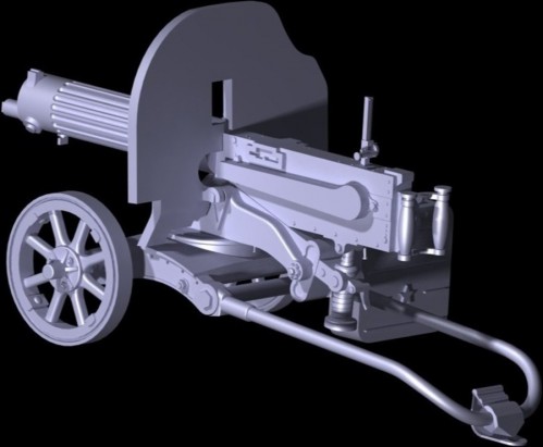 ICM Soviet Maxim Machine Gun (1910/30) (1:35)