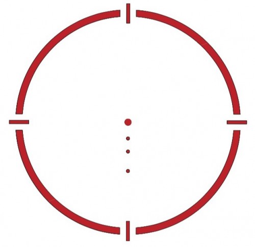 Sig Sauer Romeo 8H 2 MOA Ballistic Circle Dot