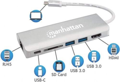 MANHATTAN SuperSpeed USB-C Multiport Adapter