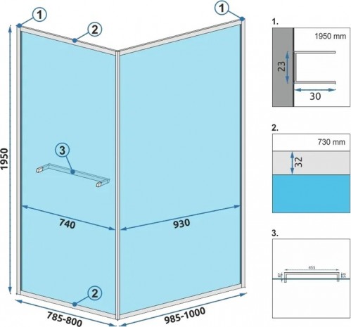 REA Space In 80x100 REA-K8882