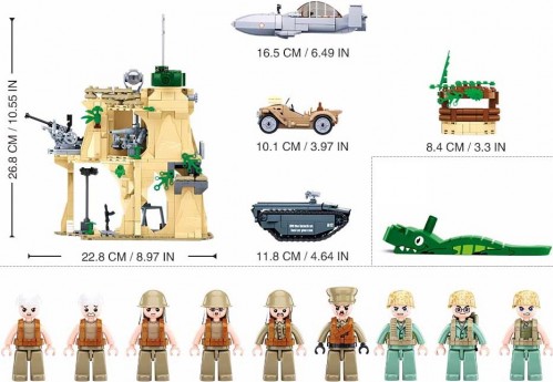 Sluban Battle Of Iwo Jima M38-B1111