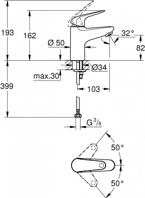 Grohe Euroeco 32734001