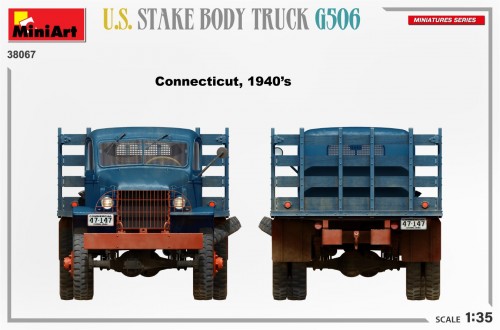 MiniArt U.S. Stake Body Truck G506 (1:35)