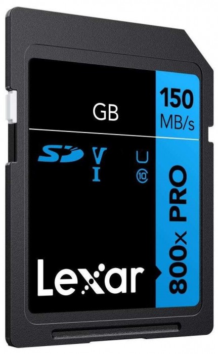 Lexar High-Performance 800xPRO SDXC UHS-I Card BLUE Series 6