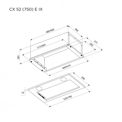 Pyramida CX 52 750 E IX