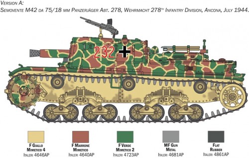 ITALERI Semovente M42 Da 75/18 (1:35)