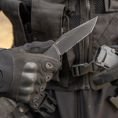 SOG Trident FX Serrated Blackout