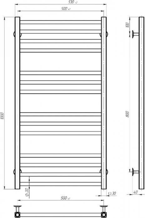 Devit Ovale E 500x1000 OV5001000EBS