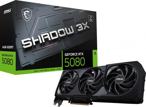 MSI GeForce RTX 5080 16G SHADOW 3X