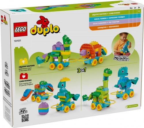 Lego 3 in 1 Dinosaurs on Wheels 10451