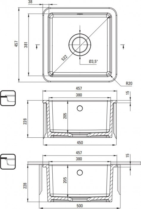 Deante Lumi ZCU 610B