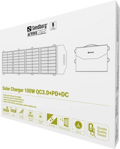 Sandberg Solar Charger 100W QC3.0+PD+DC