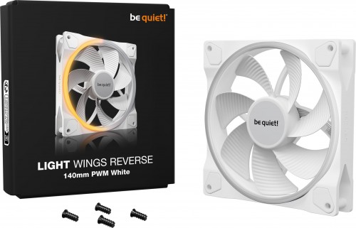 be quiet! Light Wings 140 PWM Reverse White