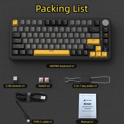 Attack Shark X85PRO Blueberry Switch