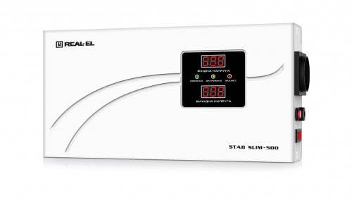 REAL-EL STAB SLIM-500 0.5 кВА / 400 Вт