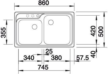 Чертеж с размерами