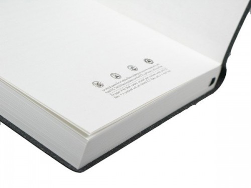 Ruled Notebook Pocket White