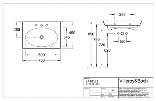 Villeroy & Boch La Belle 6126G2